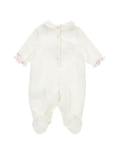 Load image into Gallery viewer, Bow and embroidery jumpsuit