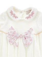 Load image into Gallery viewer, Bow and embroidery jumpsuit