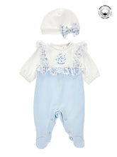 Load image into Gallery viewer, Jumpsuit and hat with bow