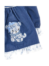 Load image into Gallery viewer, Teddy bear embroidered culotte dress