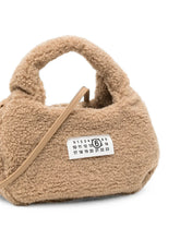 Load image into Gallery viewer, MM6 Maison Margiela Kids logo-patch borg tote bag
