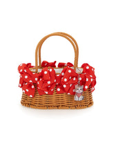 Load image into Gallery viewer, Wicker basket with bows