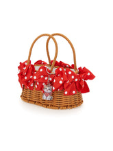 Load image into Gallery viewer, Wicker basket with bows
