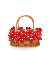 Load image into Gallery viewer, Wicker basket with bows