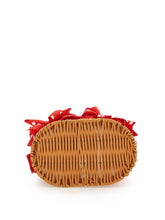 Load image into Gallery viewer, Wicker basket with bows