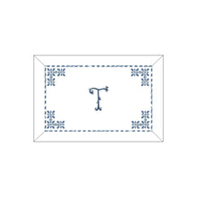 Load image into Gallery viewer, Seferî Flower Garden Boudoir Sham - Blue