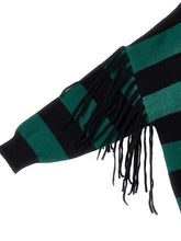Load image into Gallery viewer, Striped sweater with fringes