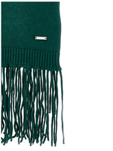 Load image into Gallery viewer, High neck fringed knit dress