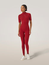 Load image into Gallery viewer, Rose Net Top Short Sleeves