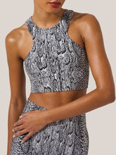 Load image into Gallery viewer, Seamless Python Crop Top