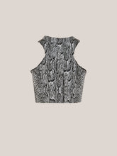 Load image into Gallery viewer, Seamless Python Crop Top
