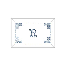Load image into Gallery viewer, Seferî Flower Garden Boudoir Sham - Blue