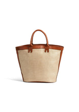 Load image into Gallery viewer, Halas Raffia Beach Bag - Beige