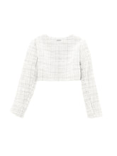 Load image into Gallery viewer, Boucle jacket with jewel buttons