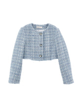 Load image into Gallery viewer, Boucle jacket with jewel buttons