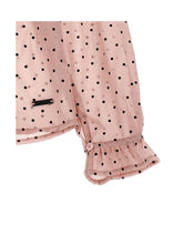 Load image into Gallery viewer, Polka dot blouse with ruff