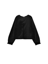 Load image into Gallery viewer, Blouse with 3D rose poplin