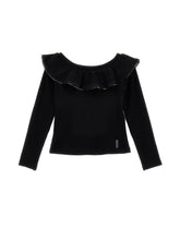 Load image into Gallery viewer, Ribbed sweater with ruffles