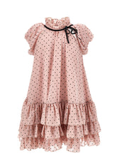 Load image into Gallery viewer, Polka dot and ruffled dress