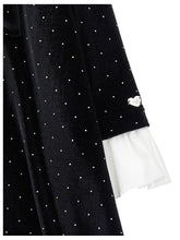 Load image into Gallery viewer, Dress with bow and rhinestones
