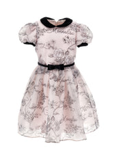 Load image into Gallery viewer, Monnalisa dress flowers collar