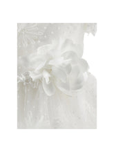 Load image into Gallery viewer, Floral embroidery tulle dress