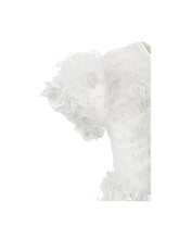 Load image into Gallery viewer, Floral embroidery tulle dress