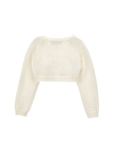 Load image into Gallery viewer, Cardigan with monogram rhinestones