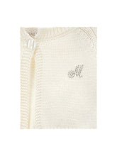 Load image into Gallery viewer, Cardigan with monogram rhinestones