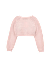 Load image into Gallery viewer, Cardigan with monogram rhinestones