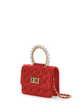 Load image into Gallery viewer, City Bag with pearls and chain