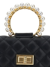 Load image into Gallery viewer, City Bag with pearls and chain