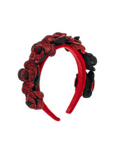 Load image into Gallery viewer, Rose velvet headband
