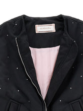 Load image into Gallery viewer, Monnalisa rhinestone bomber jacket