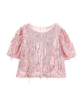 Load image into Gallery viewer, Sequin fringe top