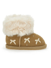 Load image into Gallery viewer, Ankle boots with rhinestones and bows