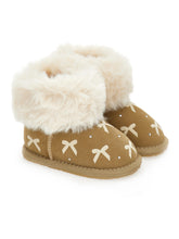 Load image into Gallery viewer, Ankle boots with rhinestones and bows