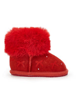 Load image into Gallery viewer, Ankle boots with rhinestones and bows