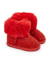 Load image into Gallery viewer, Ankle boots with rhinestones and bows