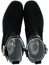 Load image into Gallery viewer, Ankle boots with shiny buckle