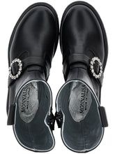 Load image into Gallery viewer, High boots with rhinestone buckle
