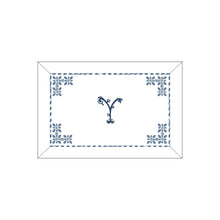 Load image into Gallery viewer, Seferî Flower Garden Boudoir Sham - Blue