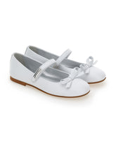 Load image into Gallery viewer, Leather ballerinas with bow