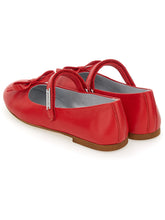 Load image into Gallery viewer, Leather ballerinas with bow