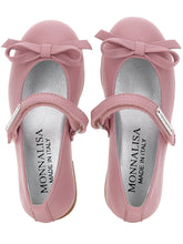 Load image into Gallery viewer, Leather ballerinas with bow
