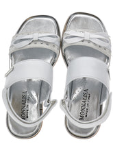 Load image into Gallery viewer, Coated fabric sandals with bow