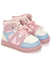 Load image into Gallery viewer, Tricolor fur sneakers