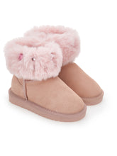 Load image into Gallery viewer, Fur Boots with Rhinestones