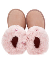 Load image into Gallery viewer, Fur Boots with Rhinestones