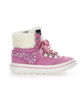 Load image into Gallery viewer, Nubuck Shoes with Rhinestones